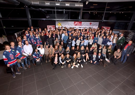 Idrætsstjerner gruppebillede