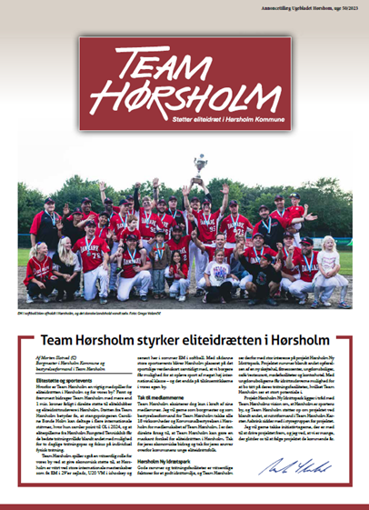 Team Hørsholm avis 2023